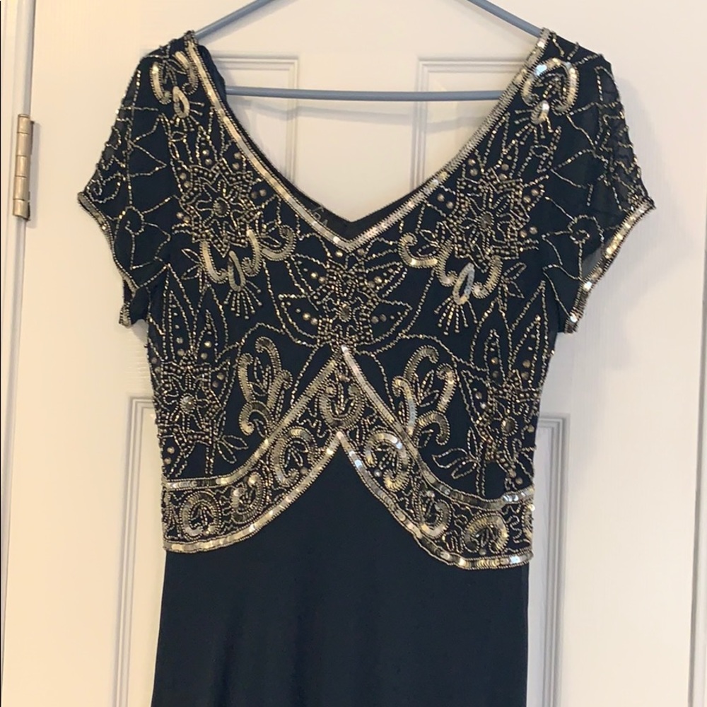 Navy ball gown
